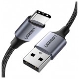 Laidas USB - USB C (K-K) 3A 2m pintas pilkas (grey) Ugreen US288